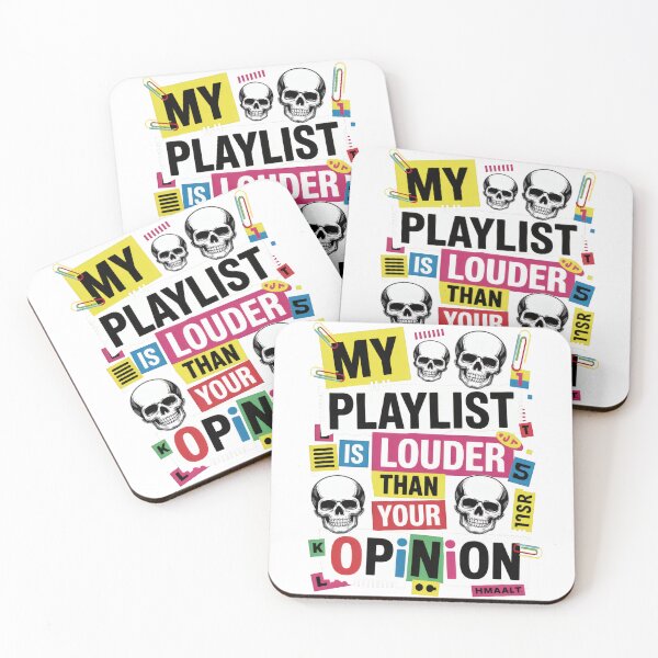 Item preview, A collage of cut-up magazine letters and hand-drawn skulls designed and sold by DiNata.