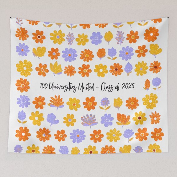 Item preview, 100 Universities United - Class of 2025 Floral Design designed and sold by AnnDesignStudio.