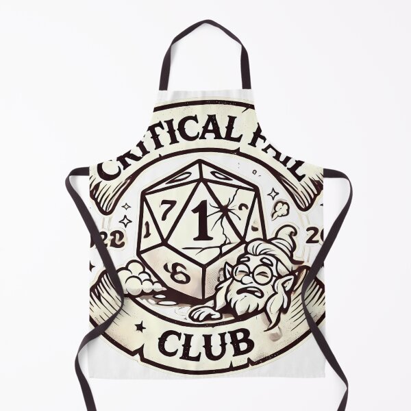 Item preview, Critical Fail Club – Hilarious Fantasy d20 Design for Tabletop Disaster Fans designed and sold by LoliDesignShop.