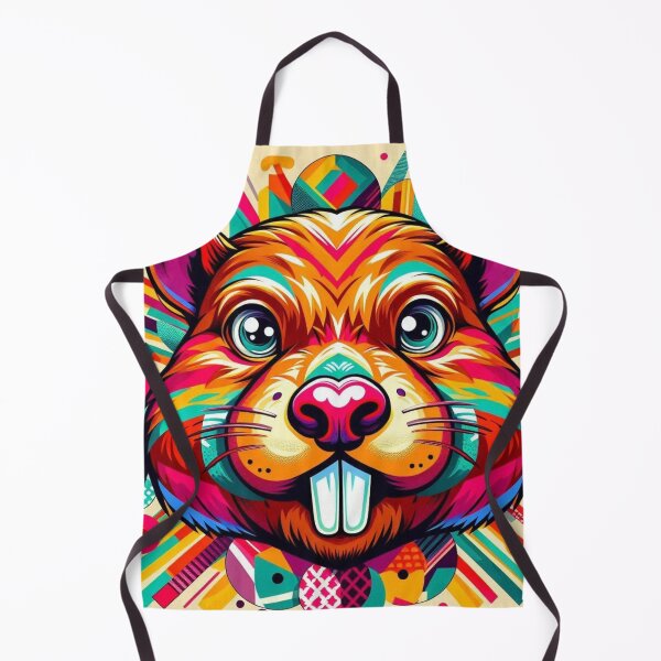 Item preview, Pop Art Style Cute Beaver designed and sold by Dogandesighn.