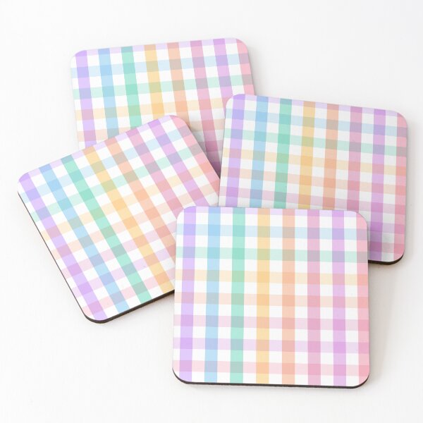 Item preview, Pastel Plaid Pattern with Soft Colors designed and sold by quickkdesign.