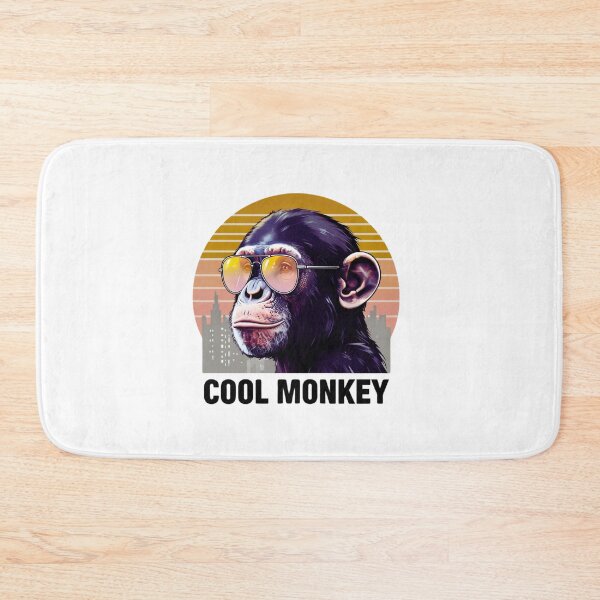 Item preview, Cool Retro Chimpanzee Illustration T-Shirt – Funky Vintage Monkey Design Tee designed and sold by Colorful-Garden.