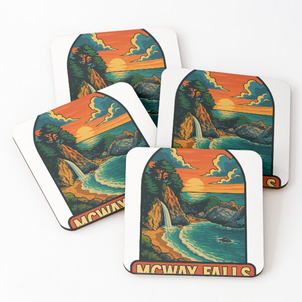 Item preview, McWay Falls Sunset View California Coast designed and sold by Places On Earth.