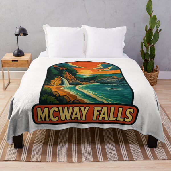 Item preview, McWay Falls Sunset View California Coast designed and sold by Places On Earth.