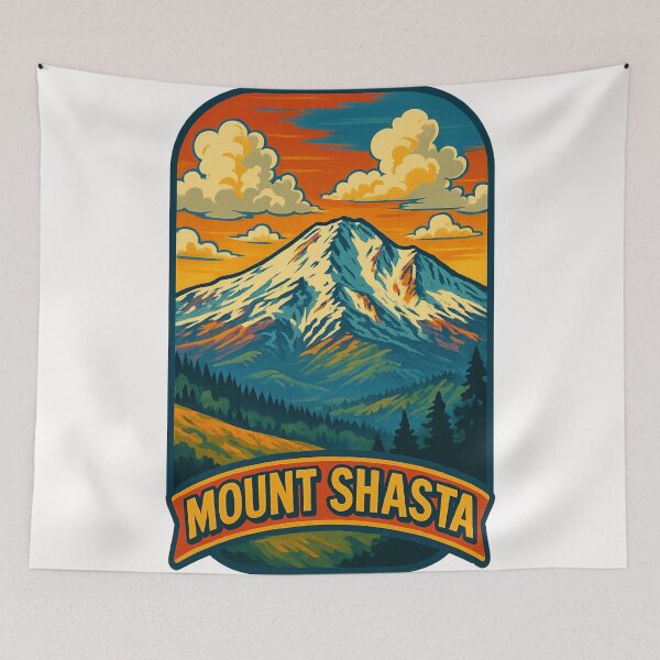 Item preview, Mount Shasta Northern California Volcanic Peak designed and sold by Places On Earth.