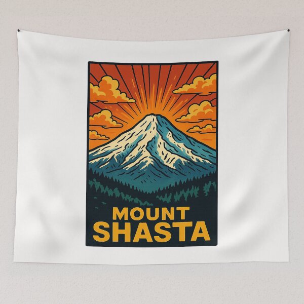 Item preview, Mount Shasta Sunrise Cascade Mountains California designed and sold by Places On Earth.