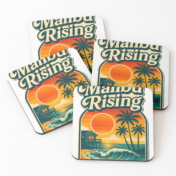 Item preview, Malibu Rising Sunset California Coastline designed and sold by Places On Earth.