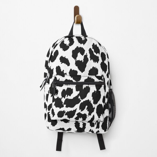 Item preview, Black and White Snow Leopard Print Inspired Pattern design designed and sold by quickkdesign.