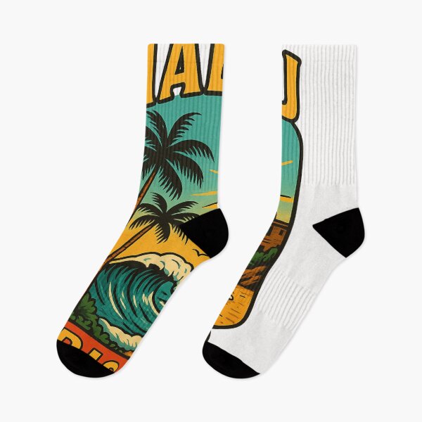 Item preview, Malibu Rising Beach Sunset Los Angeles Coast designed and sold by Places On Earth.