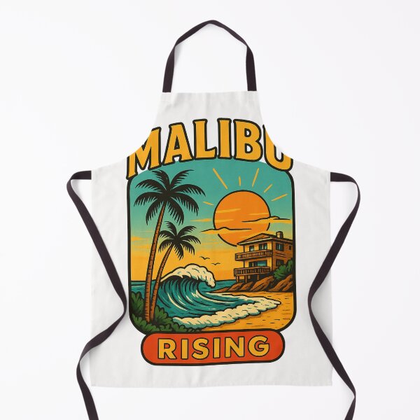 Item preview, Malibu Rising Beach Sunset Los Angeles Coast designed and sold by Places On Earth.