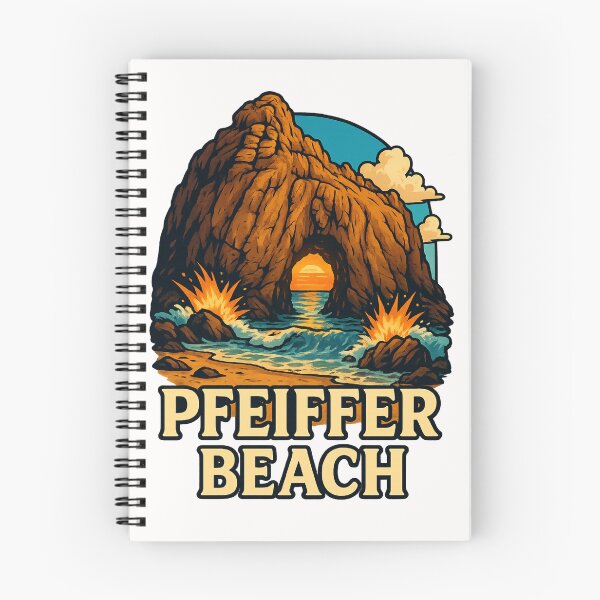 Item preview, Pfeiffer Beach Keyhole Rock Big Sur Sunset designed and sold by Places On Earth.