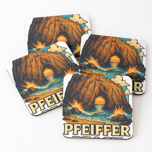 Item preview, Pfeiffer Beach Keyhole Rock Big Sur Sunset designed and sold by Places On Earth.