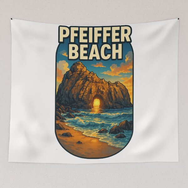 Item preview, Pfeiffer Beach Sunset Big Sur California Coast designed and sold by Places On Earth.