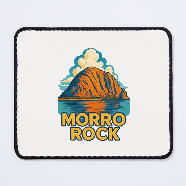 Item preview, Morro Rock Sunset Ocean Reflection Central Coast designed and sold by Places On Earth.