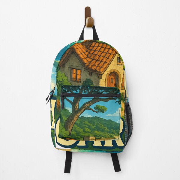 Item preview, Carmel-by-the-Sea California Coastal Cottage Scene designed and sold by Aryabek.