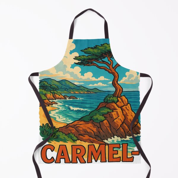Item preview, Carmel-by-the-Sea Lone Cypress Coastal View designed and sold by Aryabek.