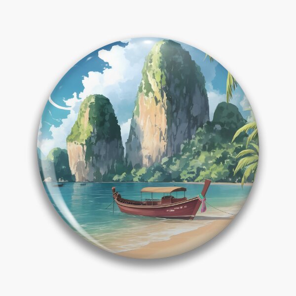 Item preview, Railay Beach: Turquoise Waters and Limestone Majesty designed and sold by LSVart.