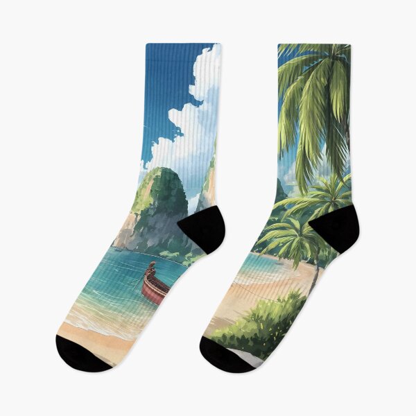 Item preview, Railay Beach: Turquoise Waters and Limestone Majesty designed and sold by LSVart.