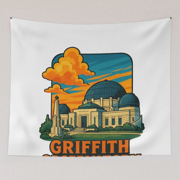 Item preview, Griffith Observatory Los Angeles Sunset View designed and sold by Aryabek.