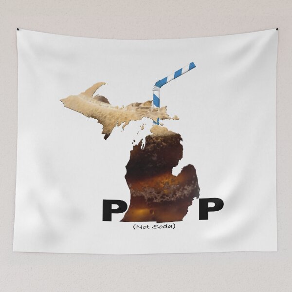 Item preview, Michigan Pop not Soda Funny T-shirt designed and sold by sunshift.