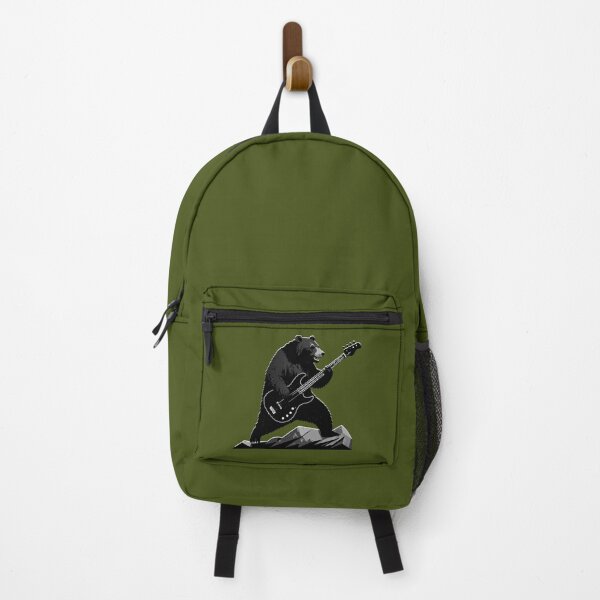 Item preview, Rocking Bear Bass Guitar Player Concert Festival Music Cool designed and sold by Colorfulman.