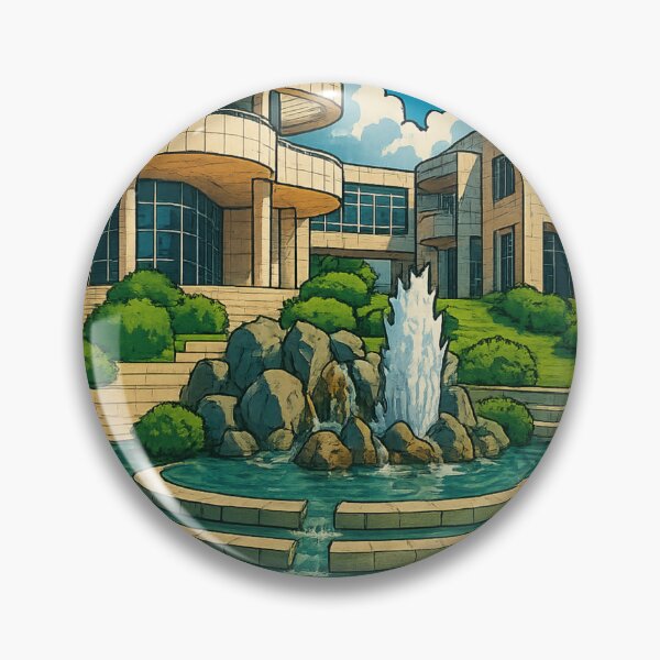 Item preview, The Getty Center Courtyard Fountain Los Angeles designed and sold by Aryabek.