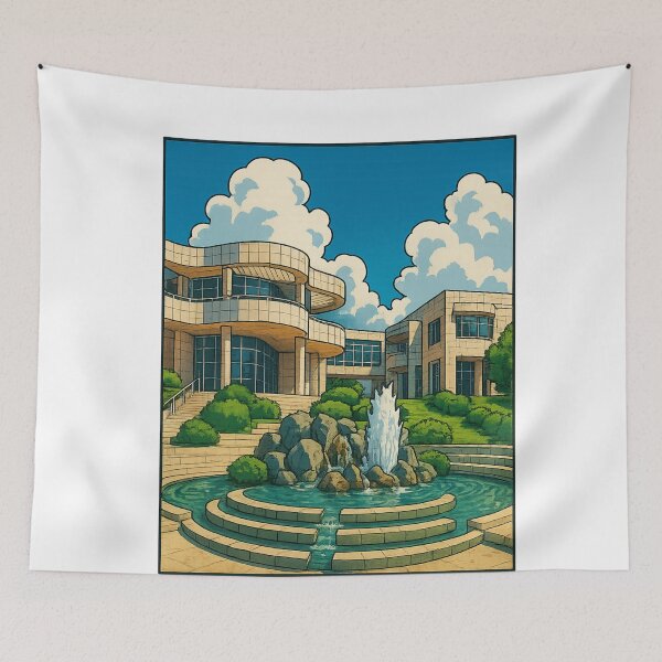 Item preview, The Getty Center Courtyard Fountain Los Angeles designed and sold by Aryabek.