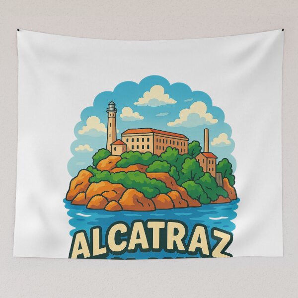 Item preview, Alcatraz Island San Francisco Bay Historic Landmark designed and sold by Aryabek.