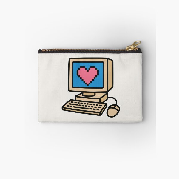Item preview, Y2K Retro Computer Love 2000s Internet Pixel Heart designed and sold by arowh.