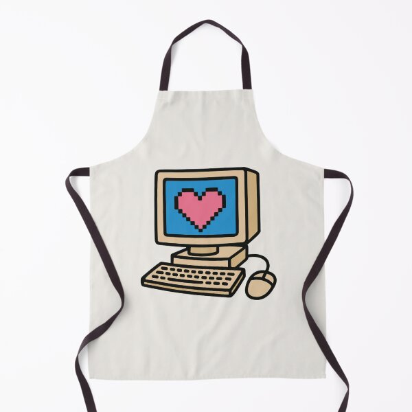Item preview, Y2K Retro Computer Love 2000s Internet Pixel Heart designed and sold by arowh.