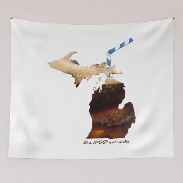 Item preview, Michigan Pop not Soda Funny T-shirt designed and sold by sunshift.