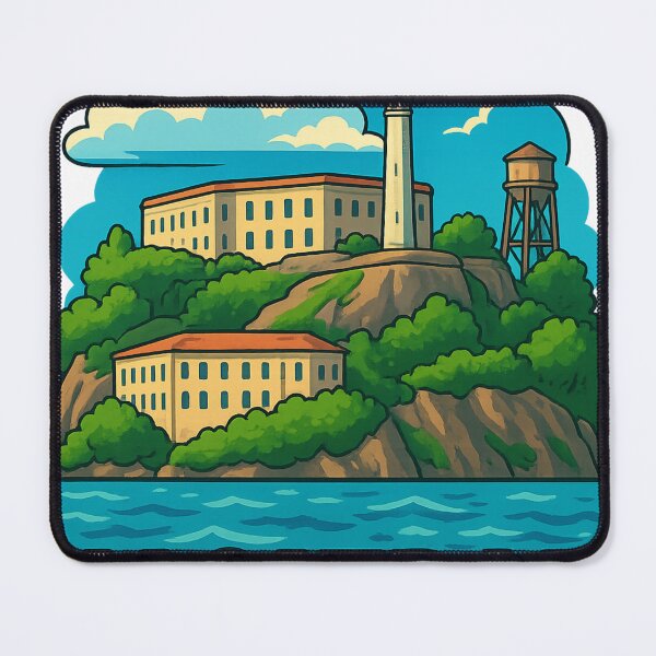 Item preview, Alcatraz Island Prison and Lighthouse San Francisco designed and sold by Aryabek.