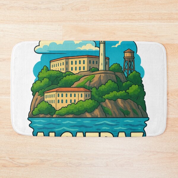 Item preview, Alcatraz Island Prison and Lighthouse San Francisco designed and sold by Aryabek.