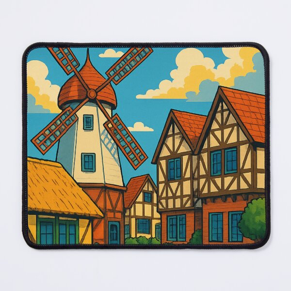 Item preview, Solvang Windmill Town Santa Ynez Valley California designed and sold by Aryabek.