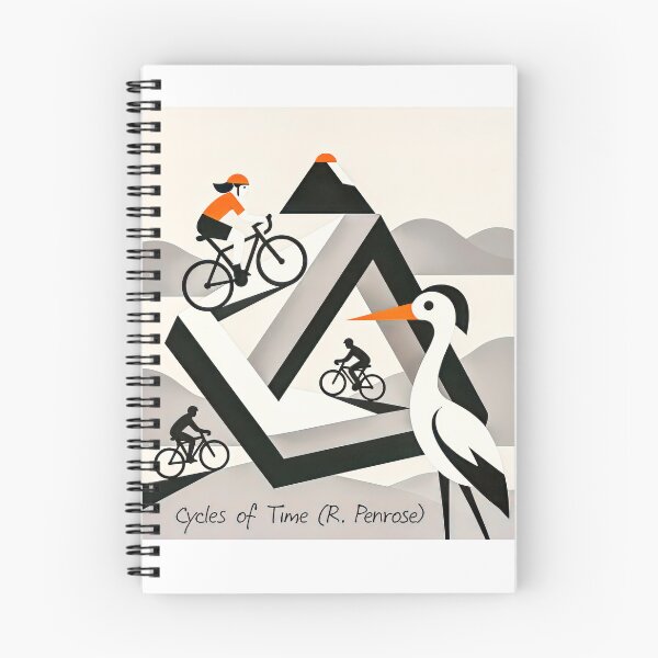 Item preview, Penrose Cycling Paradox Stork Poster designed and sold by velocasso.