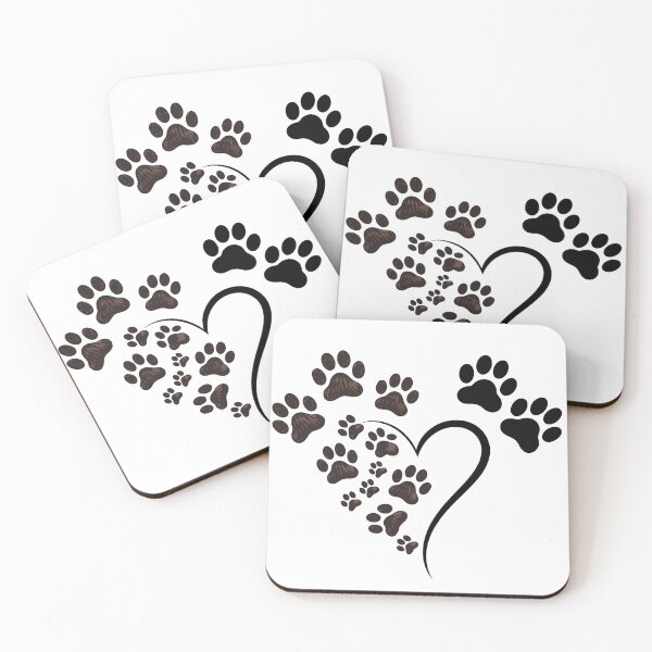 Item preview, heart paw print  designed and sold by jkrphoto.