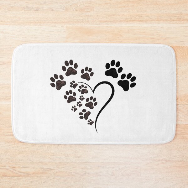 Item preview, heart paw print  designed and sold by jkrphoto.