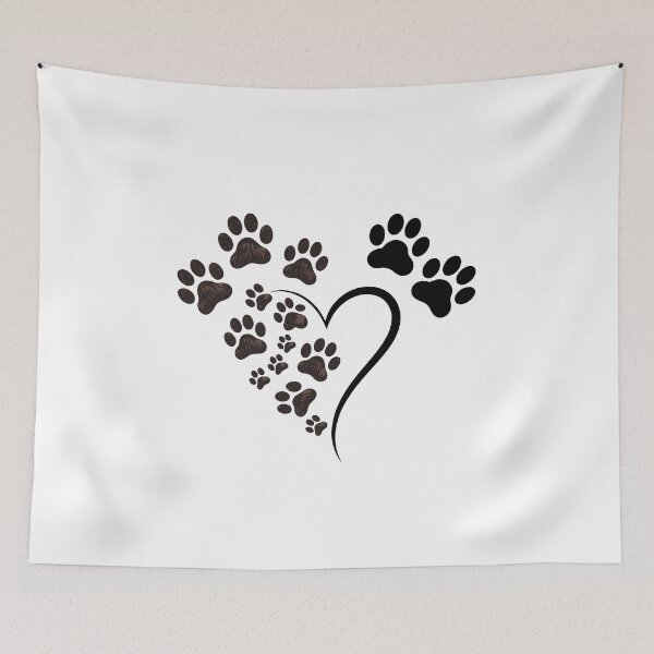 Item preview, heart paw print  designed and sold by jkrphoto.
