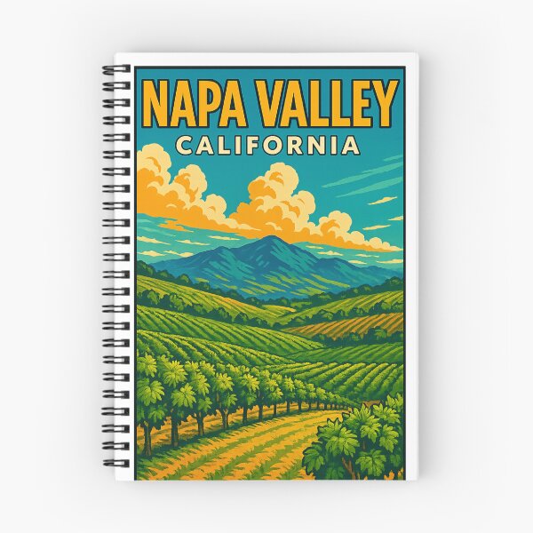 Item preview, Napa Valley California Vineyard Landscape designed and sold by Aryabek.