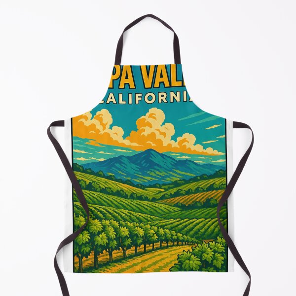 Item preview, Napa Valley California Vineyard Landscape designed and sold by Aryabek.