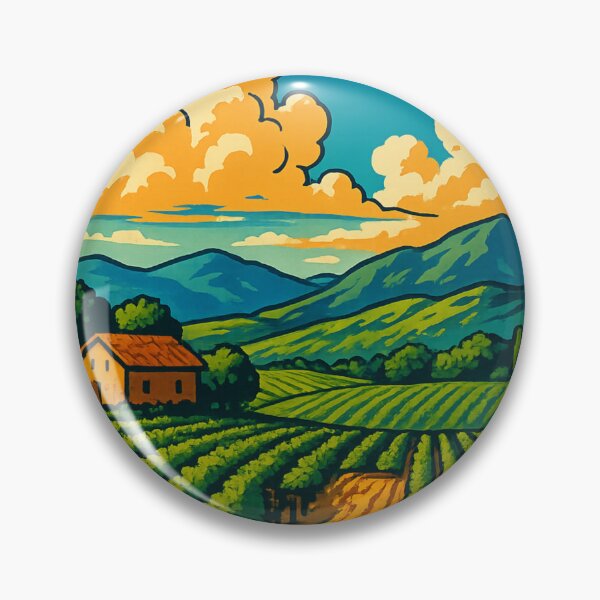 Item preview, Napa Valley Wine Country Fields California designed and sold by Aryabek.