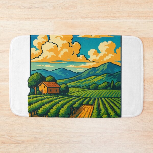 Item preview, Napa Valley Wine Country Fields California designed and sold by Aryabek.