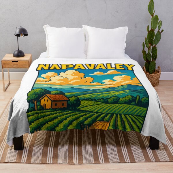 Item preview, Napa Valley Wine Country Fields California designed and sold by Aryabek.