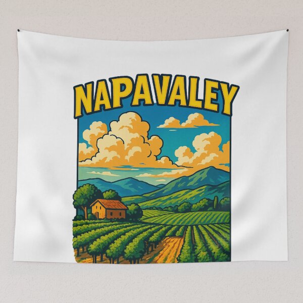 Item preview, Napa Valley Wine Country Fields California designed and sold by Aryabek.