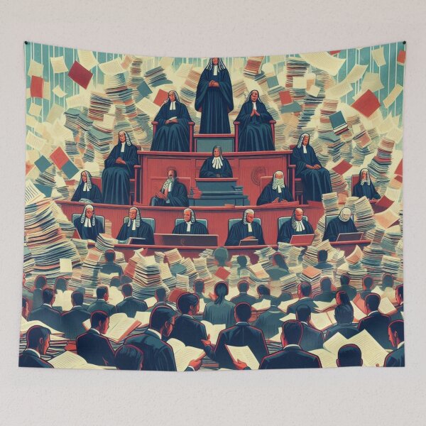Item preview, Chaos in the courtroom designed and sold by Sigtrix.