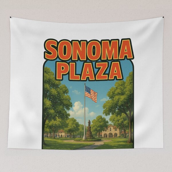 Item preview, Sonoma Plaza Historic Landmark Sonoma California designed and sold by Aryabek.