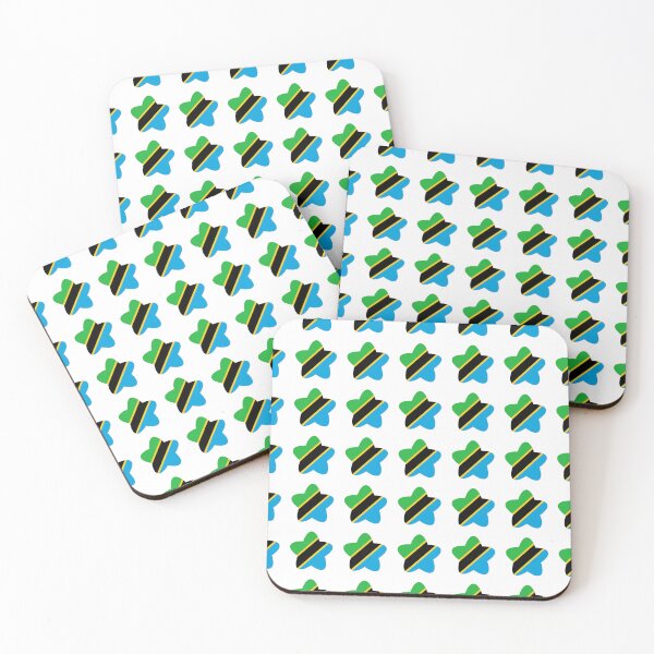 Item preview, Tanzania Flag Star Pattern designed and sold by TheIconSmith.