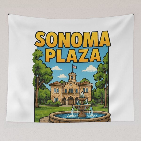 Item preview, Sonoma Plaza Town Square Sonoma California designed and sold by Aryabek.
