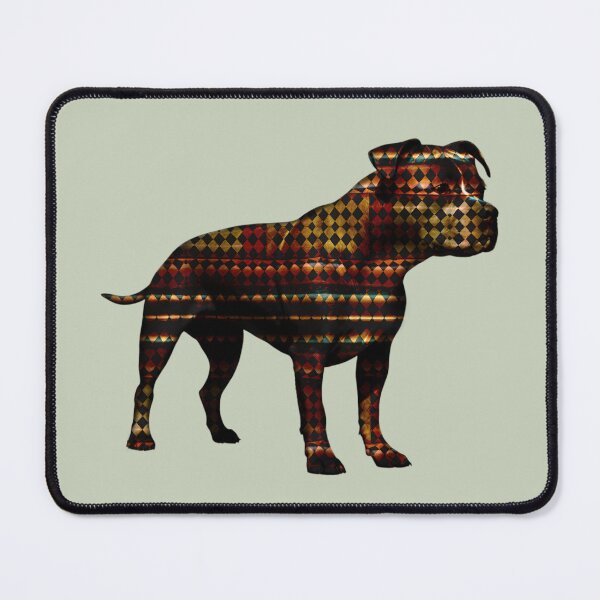 Item preview, Harlequin Staffordshire Bull Terrier designed and sold by NikkiBear67.