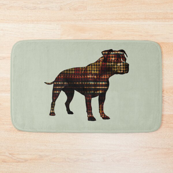 Item preview, Harlequin Staffordshire Bull Terrier  designed and sold by NikkiBear67.